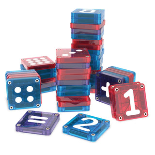 Magna-Tiles - MicroMAGS LEARN Numbers™ 56 Piece Set