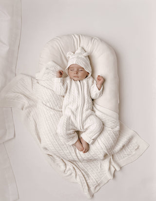Cable Knit Baby Blanket