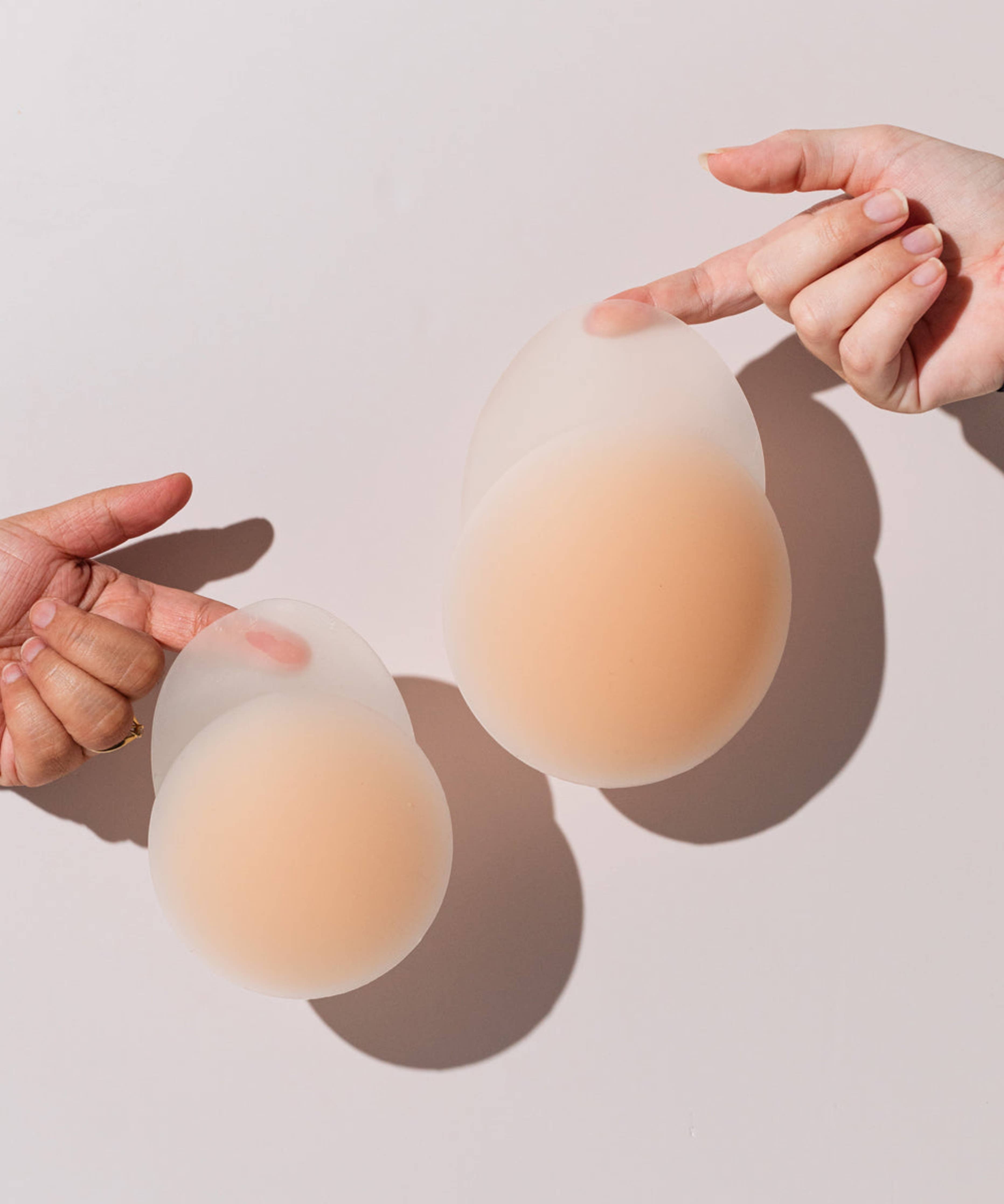 NOOD - No-Show Extra Lift | Reusable Adhesive Lifting Nipple Covers: 4in / No 7 Bronze
