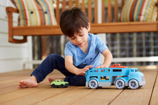 Green Toys - Car Carrier w/ 3 Mini Cars