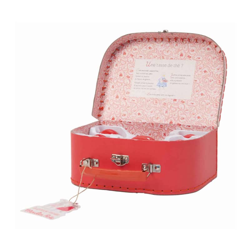 Moulin Roty - Suitcase Tea Party Ceramic Set The Big Family