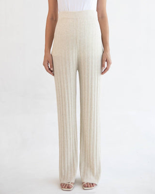 Collete Linen Knit Maternity Pants