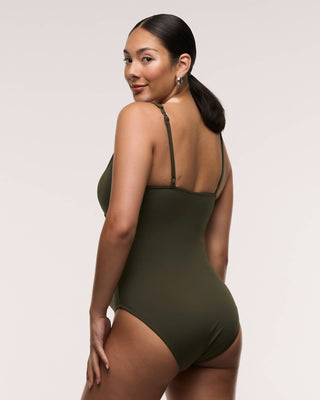 Cross Front One Piece Maternity Swimsuit