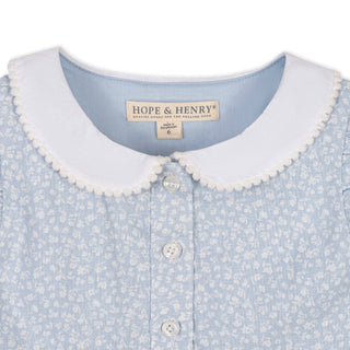 Hope and Henry - Linen Dress with Peter Pan Collar