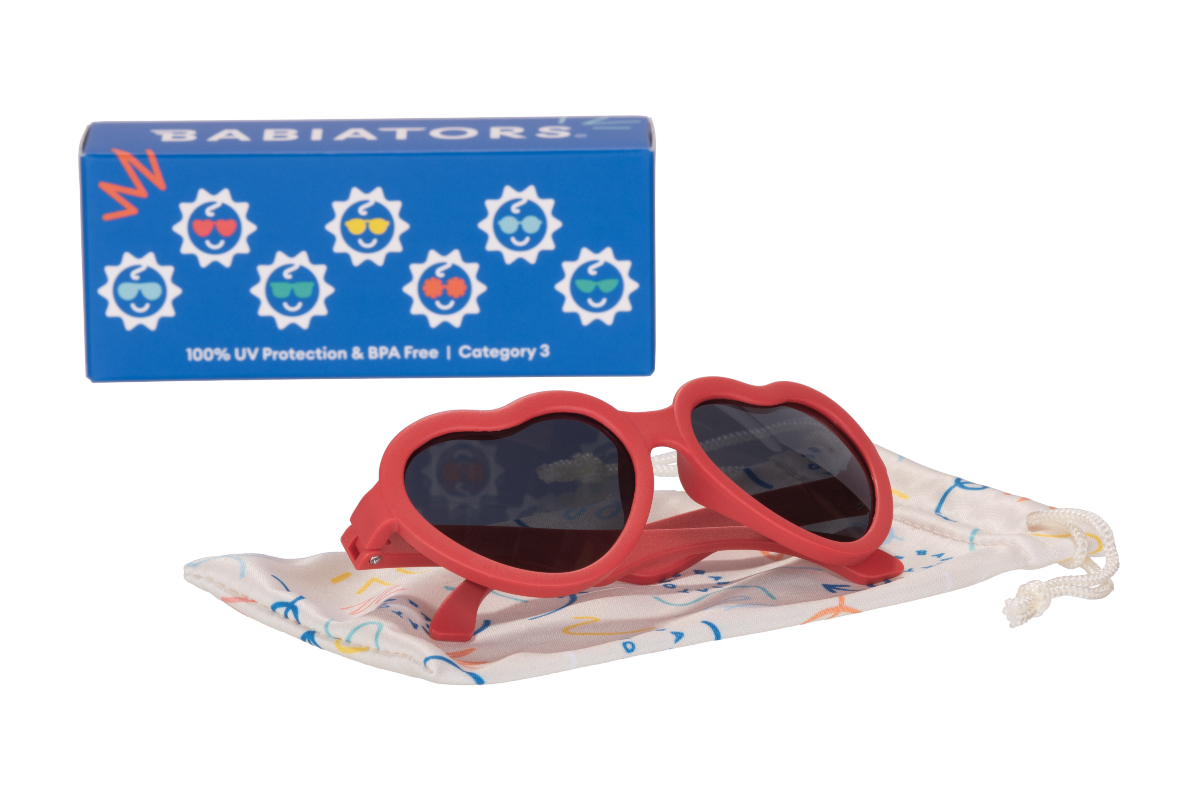 Candy Apple Hearts Kid and Baby Sunglasses Ages 0-2