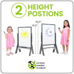 Image of Little Partners - Peek-A-Boo Art Easel - Transparent Art Easel