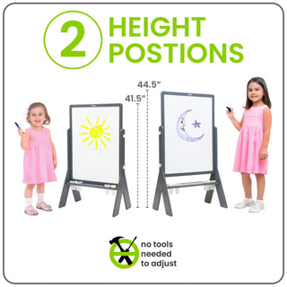 Little Partners - Peek-A-Boo Art Easel - Transparent Art Easel