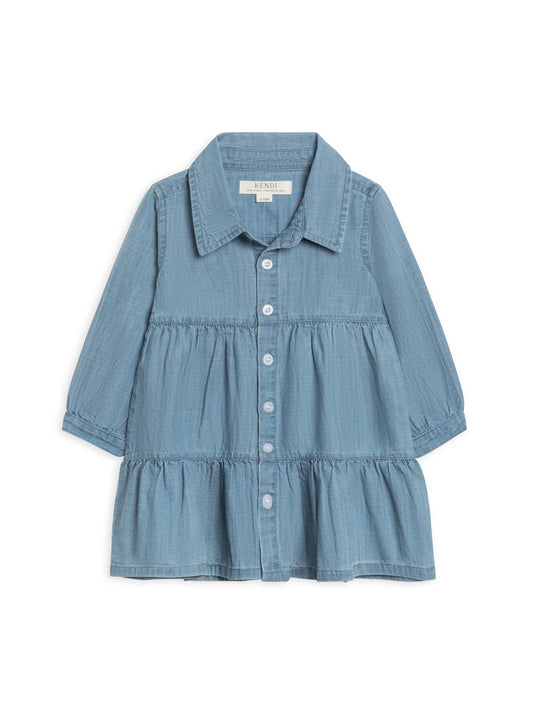 Colored Organics - Roxy Chambray Shirt Dress