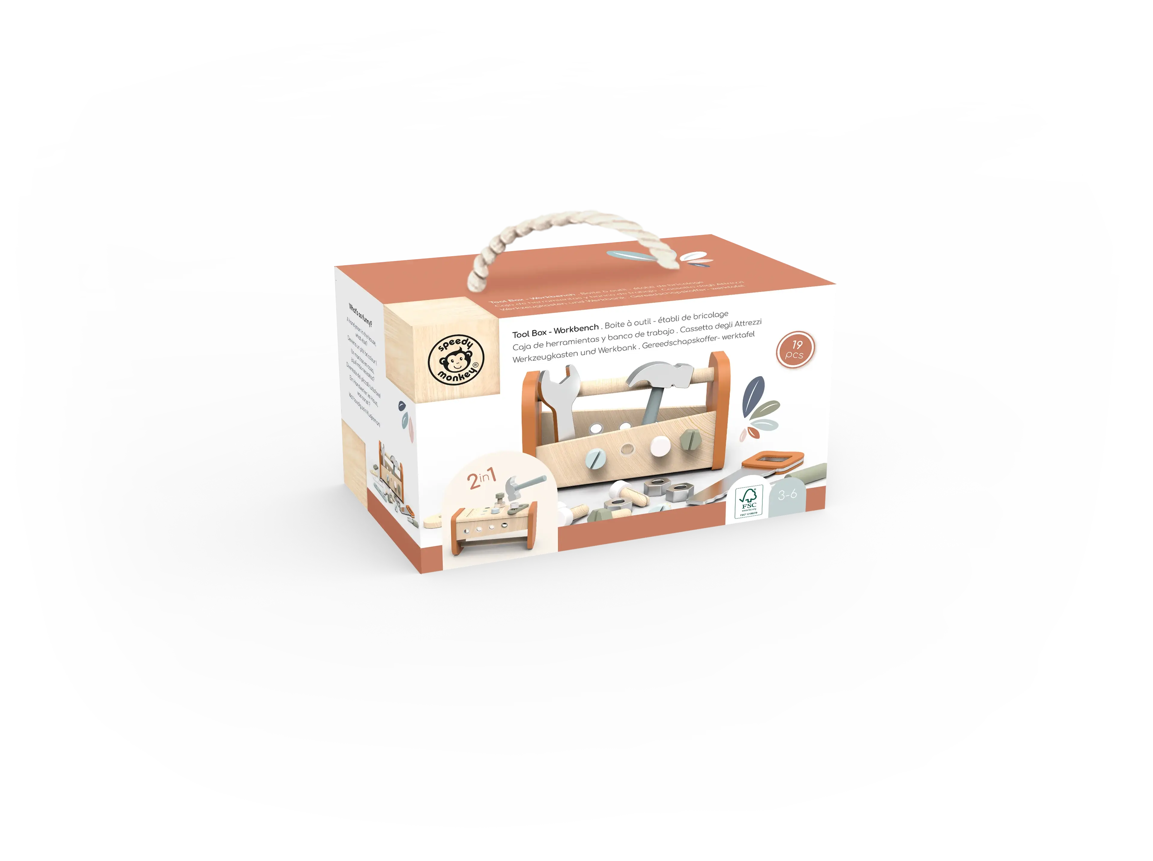 Speedy Monkey - Tool Box - Workbench (2 in 1)