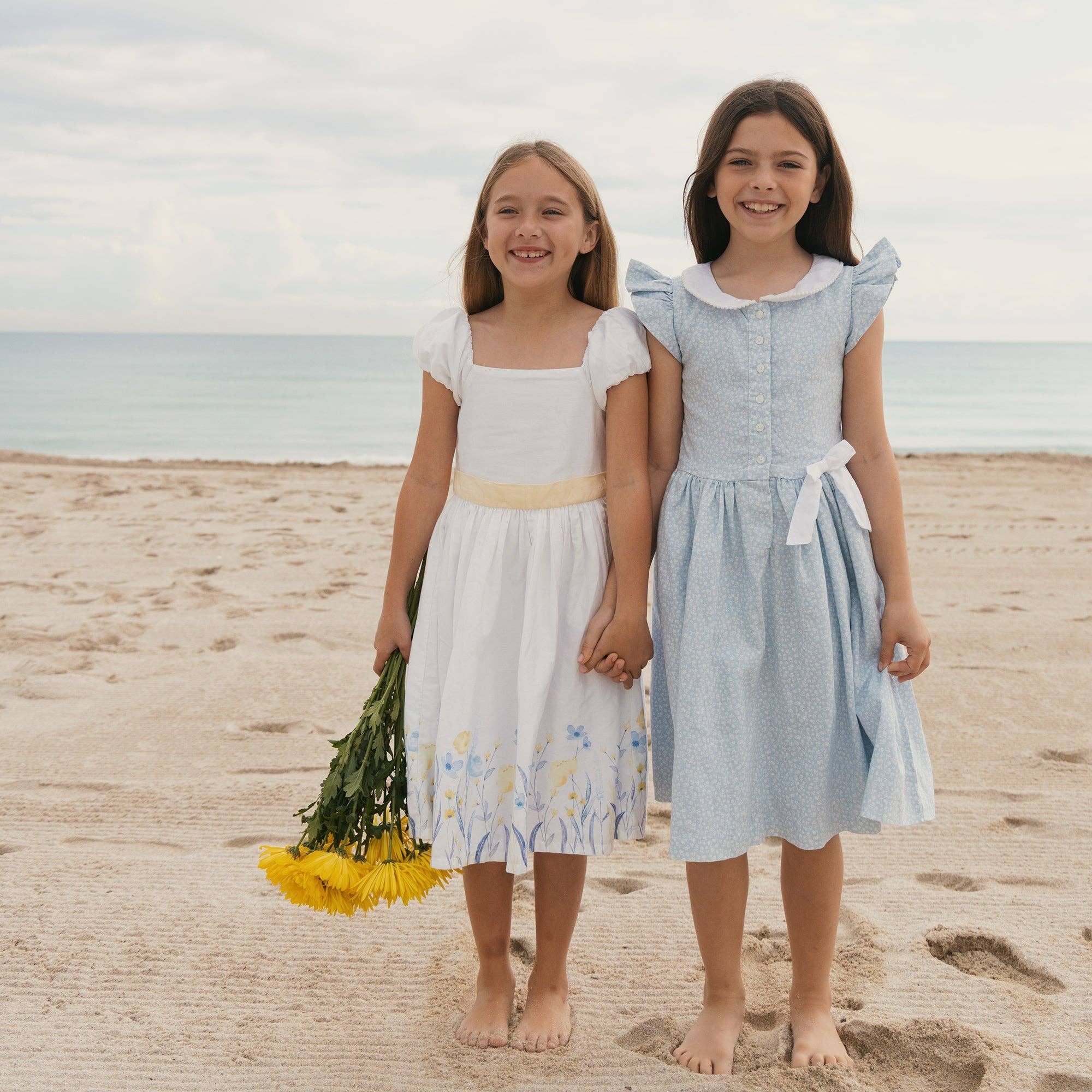 Hope and Henry - Linen Dress with Peter Pan Collar