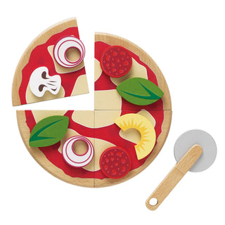 Le Toy Van - Pizza & Toppings with Slice Cutter