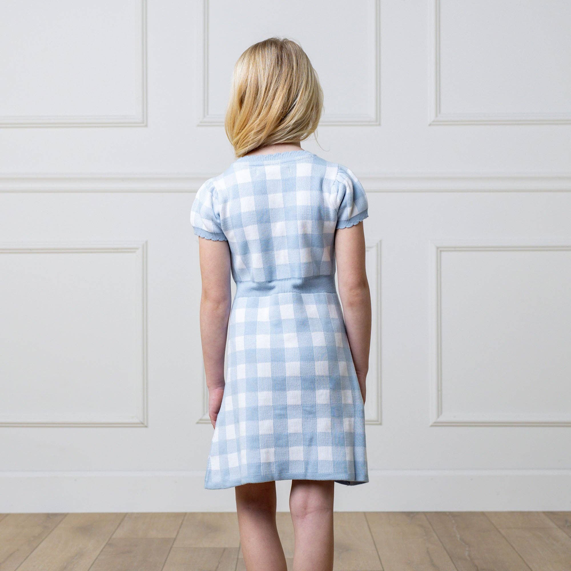 Image of Organic Button Front Sweater Dress