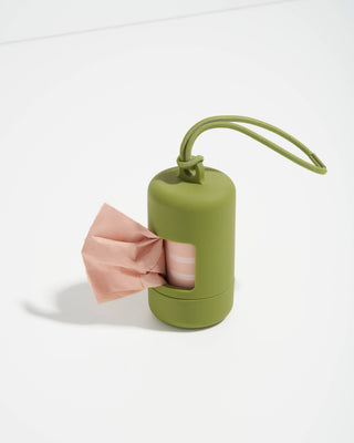 Wild One - Poop Bag Carrier Dispenser for Pets & Dogs: Blush