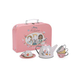 MOULIN ROTY by Speedy Monkey - Suitcase - New Tea Party Metal Set The Parisiennes