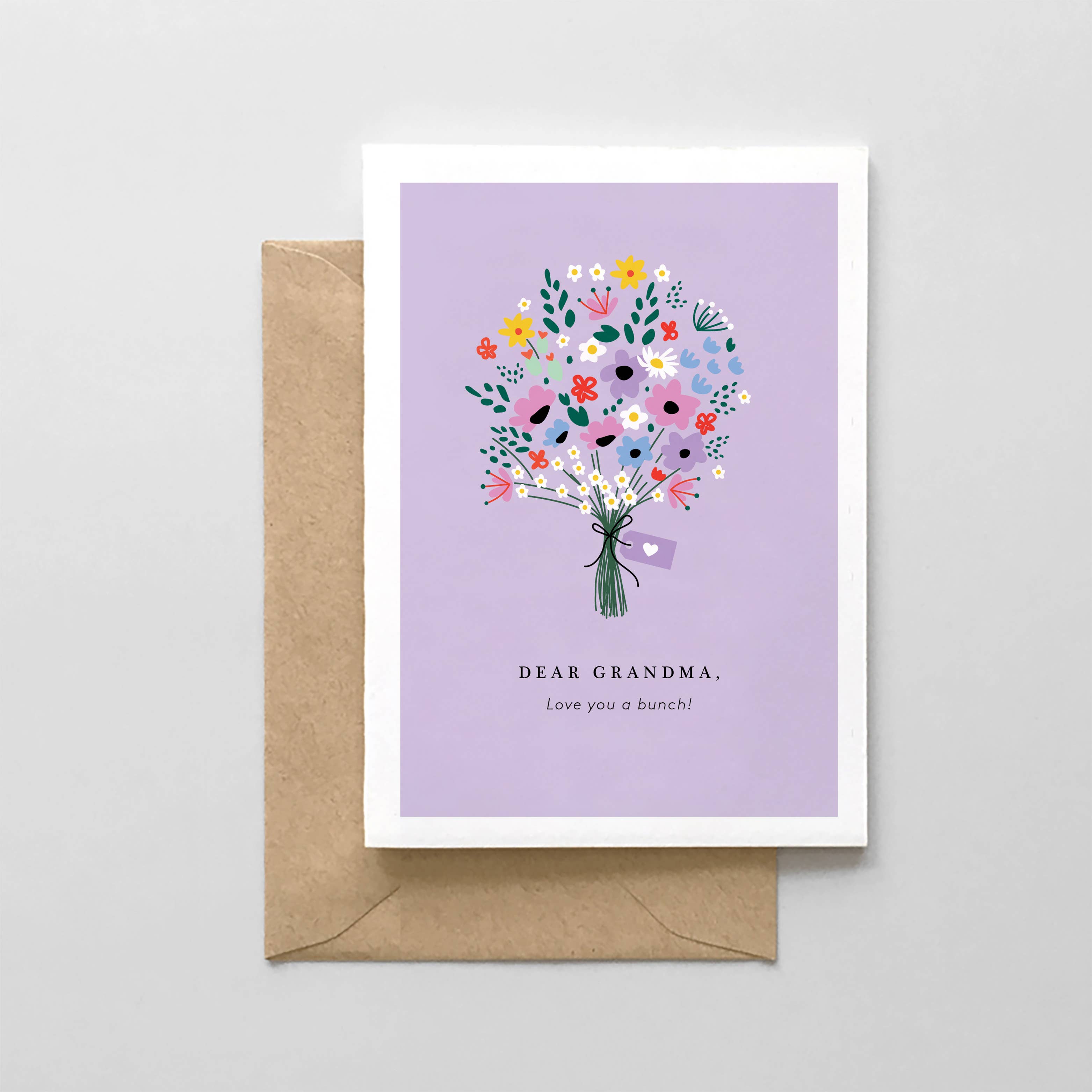 Spaghetti & Meatballs - Dear Grandma, Love You a Bunch! - Mother's Day Card