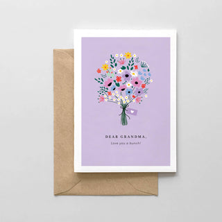 Spaghetti & Meatballs - Dear Grandma, Love You a Bunch! - Mother's Day Card