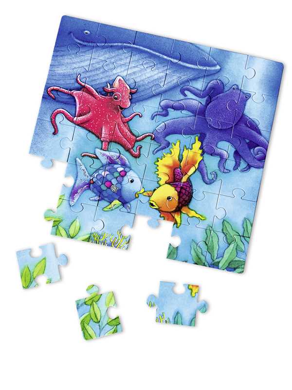 Simon & Schuster - Rainbow Fish Puzzle Box by Marcus Pfister
