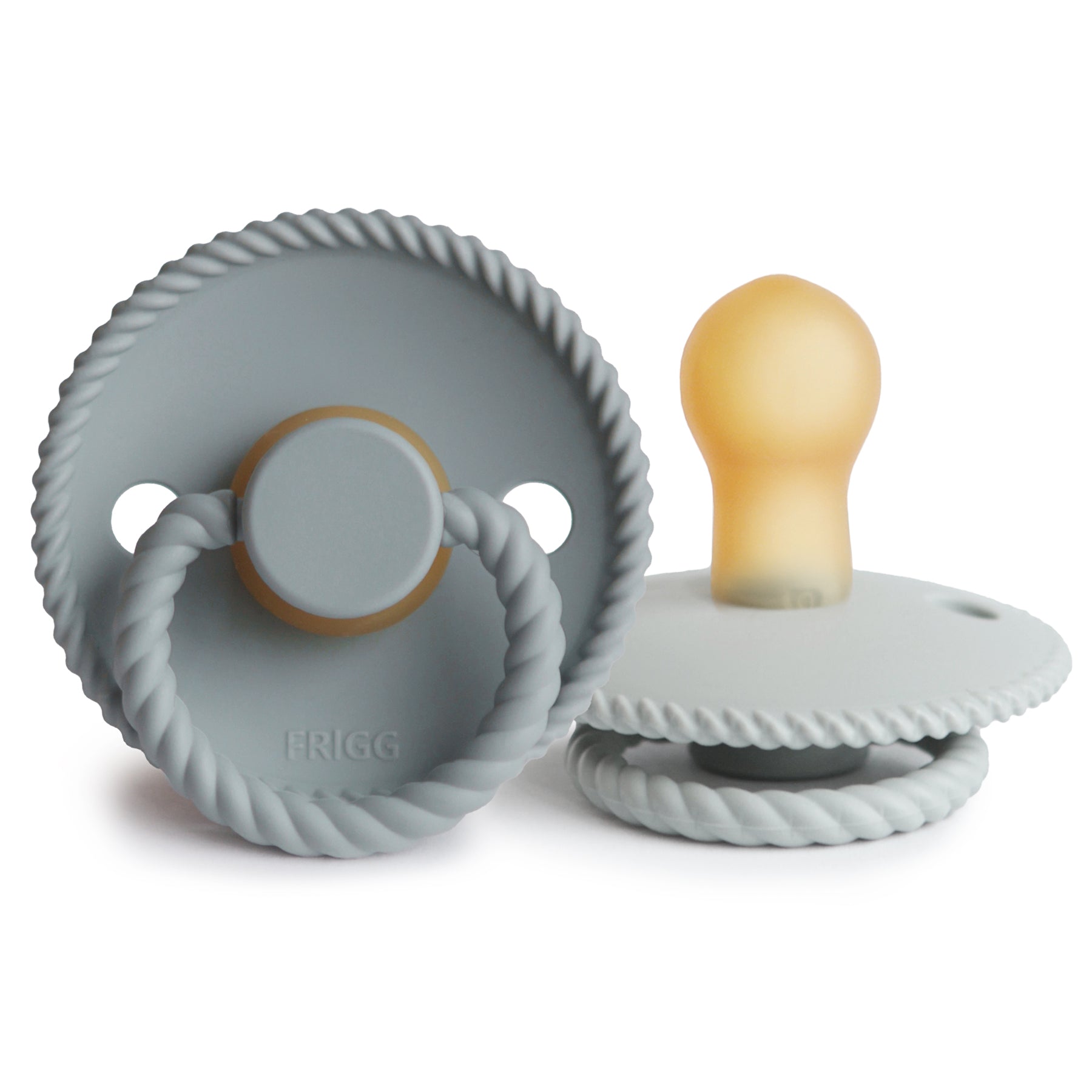 Image of FRIGG Rope Natural Rubber Pacifier 2-Pack
