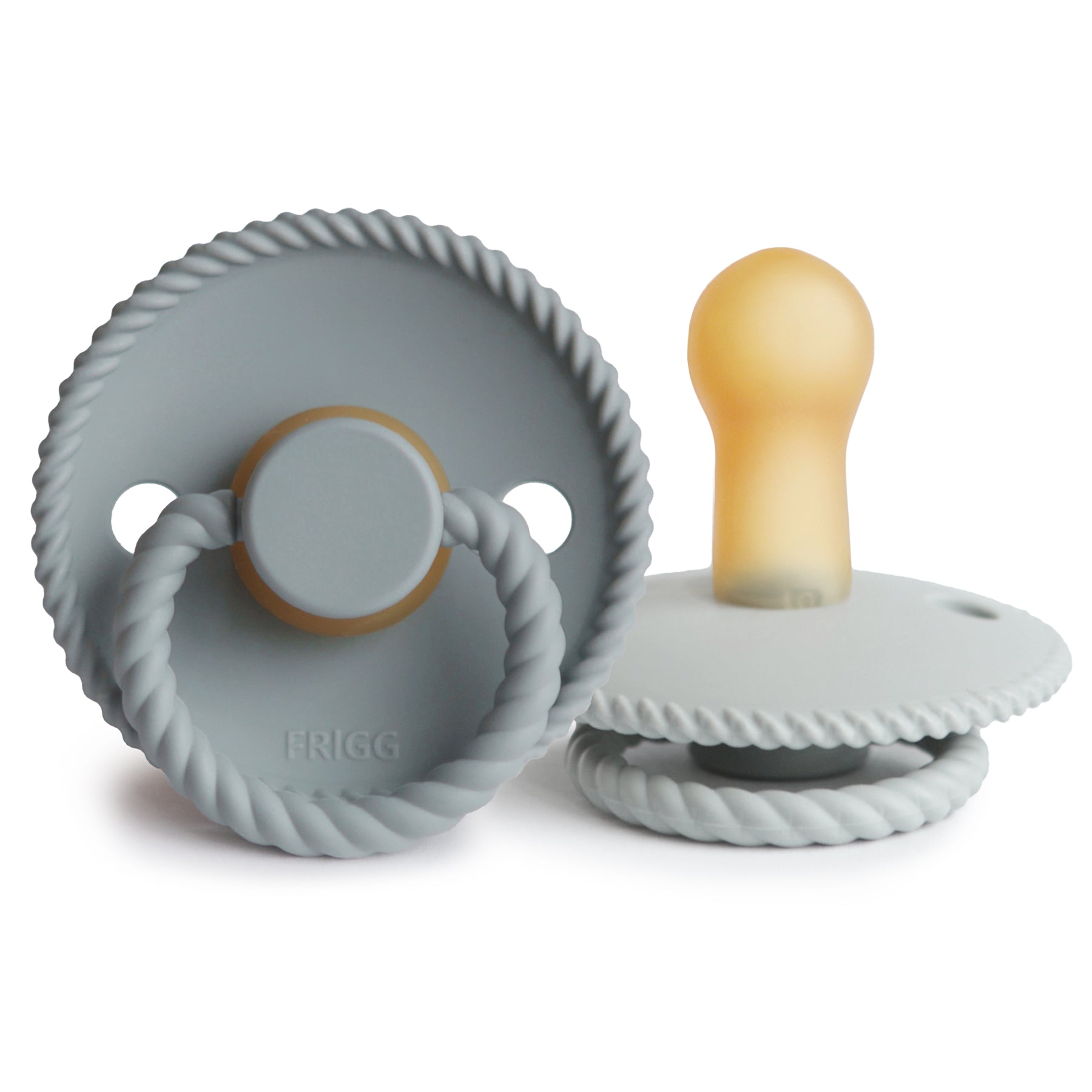 Image of FRIGG Rope Natural Rubber Pacifier 2-Pack