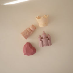 Image of Princess Mold Free Bath Play Set - 4 Pack