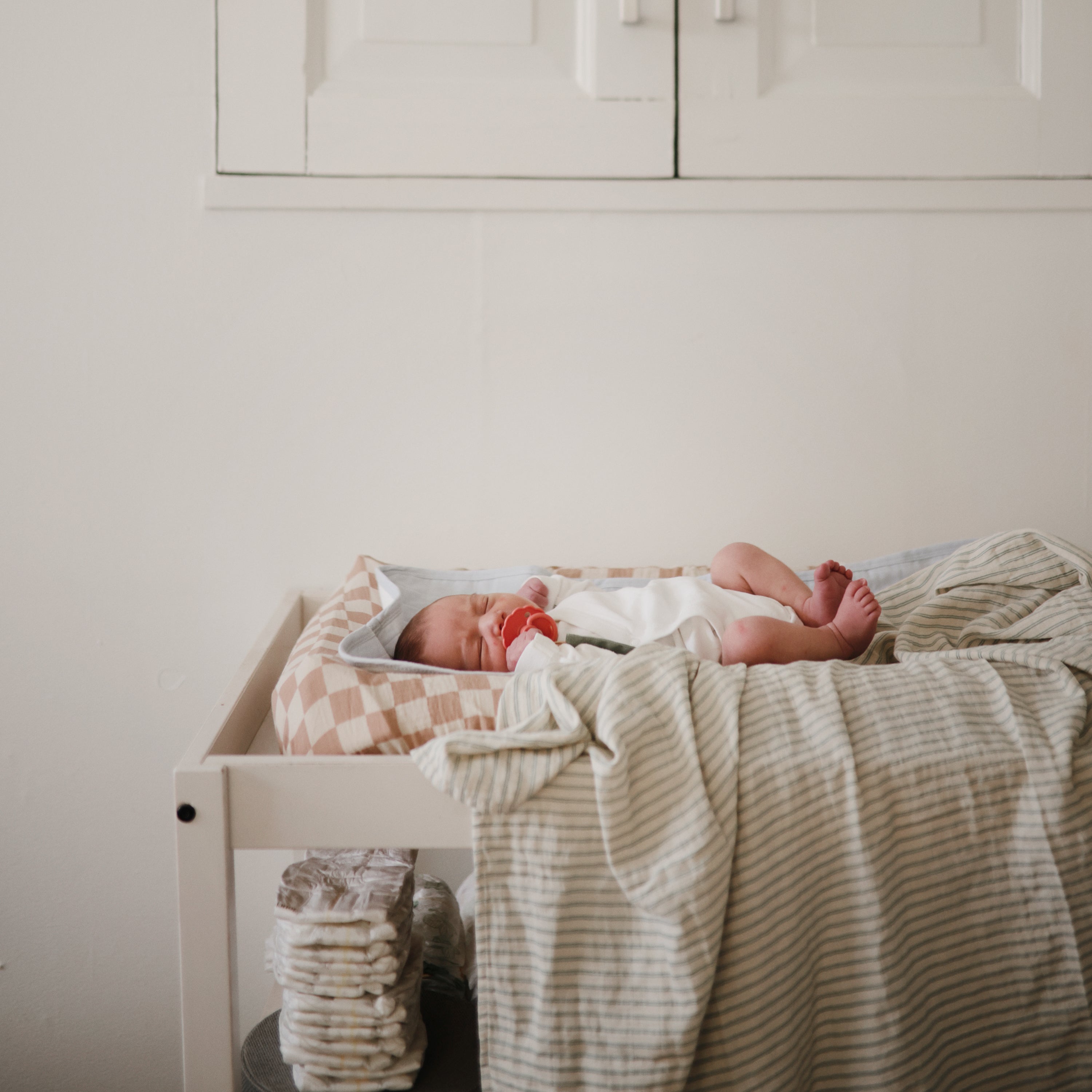 Image of Organic Cotton Muslin Swaddle Blanket