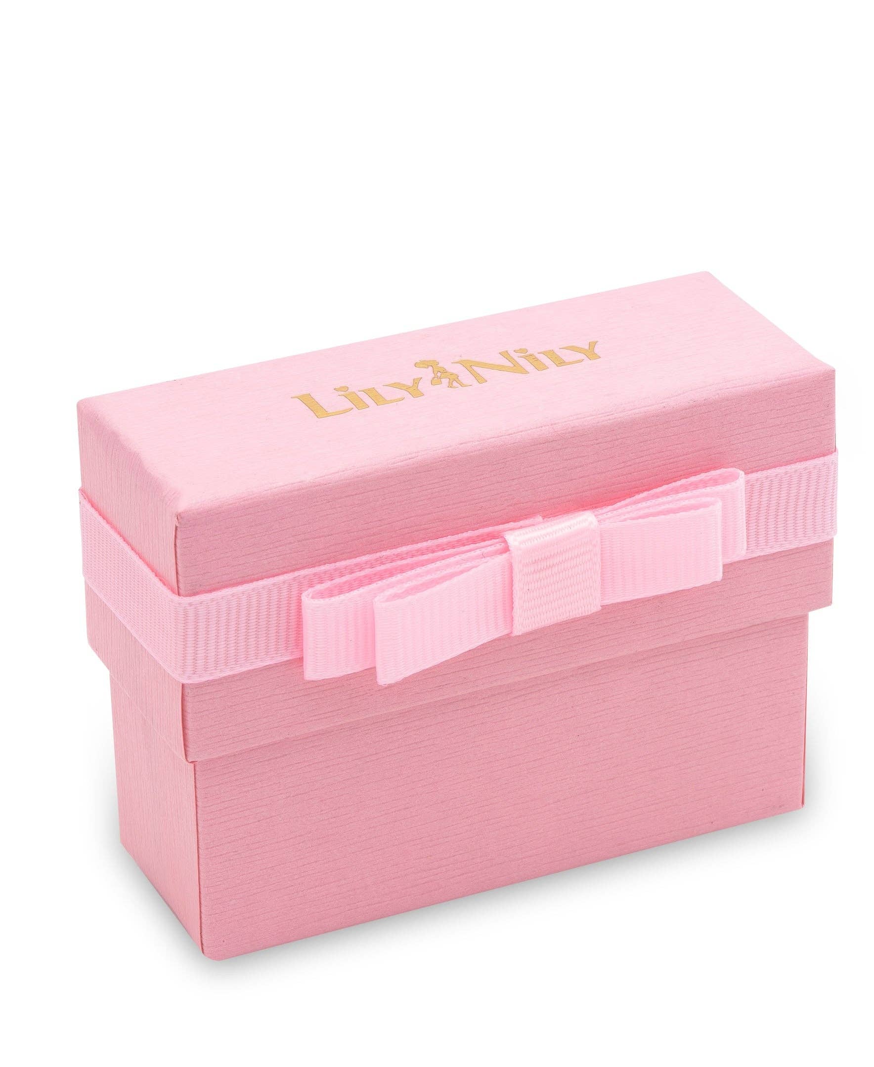 CZ Hearts Bracelet - 2-Tone Pink