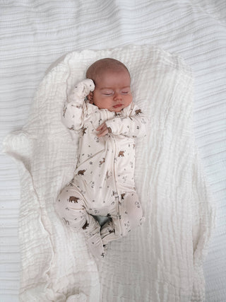 Luna + Luca - Woodland Forest Bamboo Jumpsuit