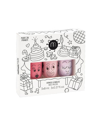 Nailmatics Kids Nail Polish "Party" 3 Pack