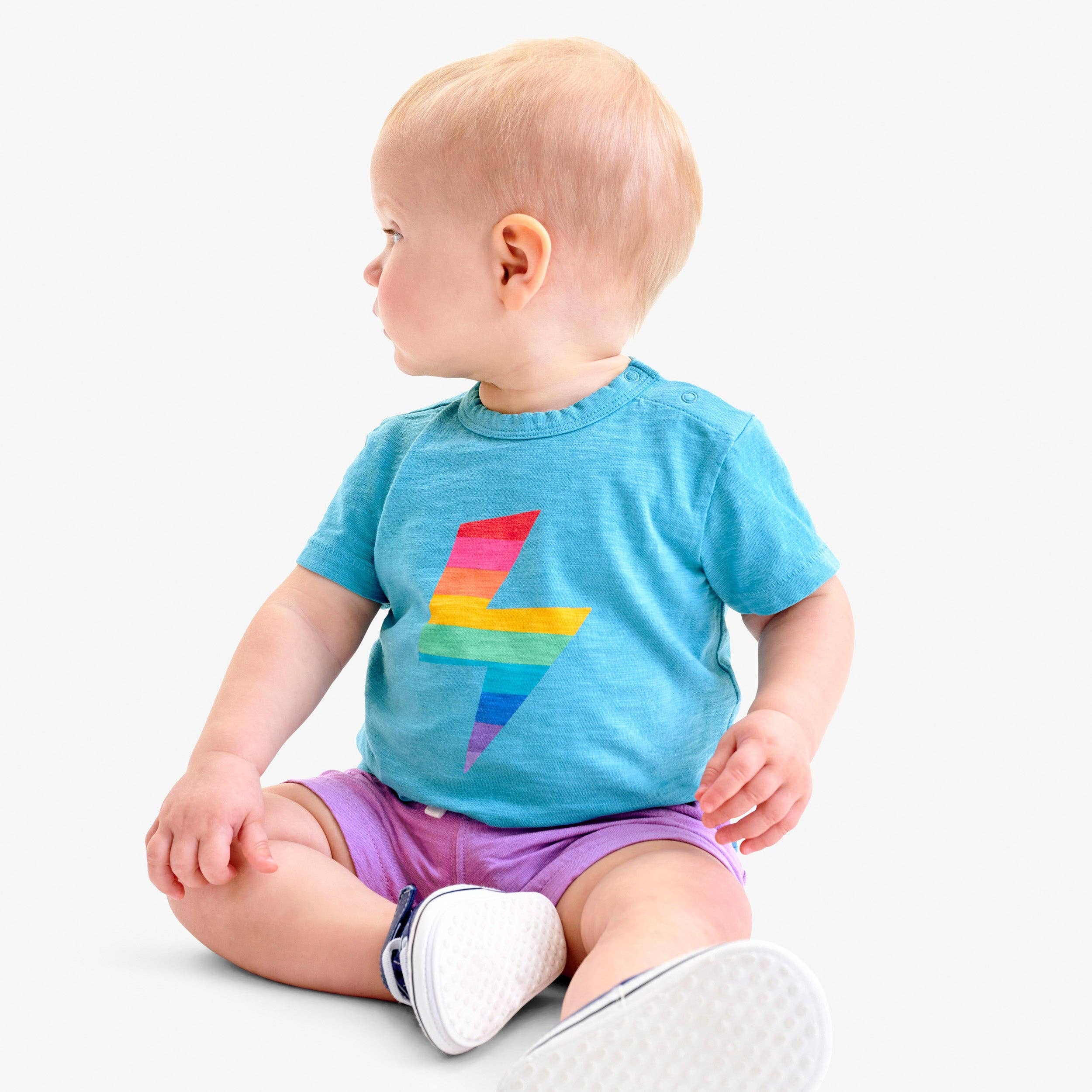 Image of Baby Rainbow Bolt Tee
