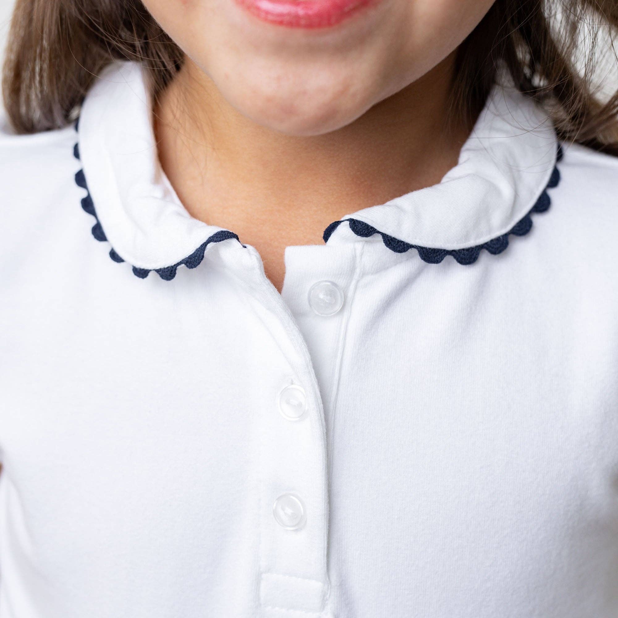 Image of Hope and Henry - Organic Puff Sleeve Polo