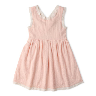 Organic Cross Back Dress - Blush