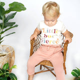 Emerson and Friends - Little but Fierce Cute Cotton Baby Onesie Bodysuit: 3-6M