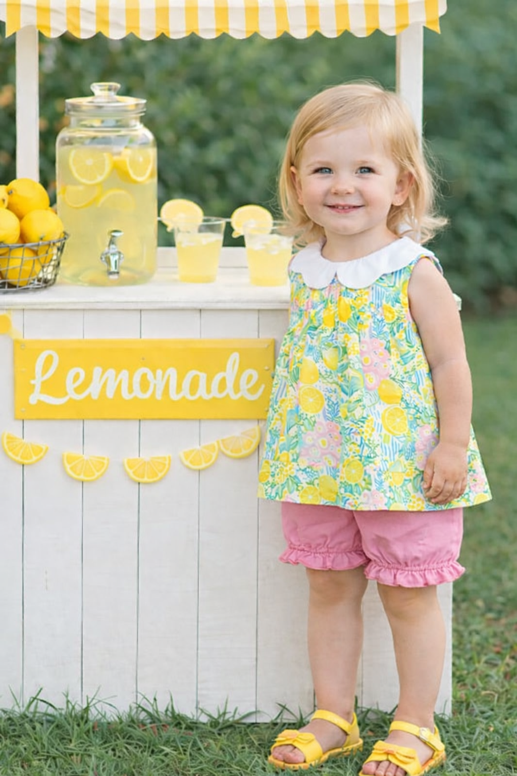 Marco and Lizzy -  Positano Collection Baby Girl's Bloomer Set