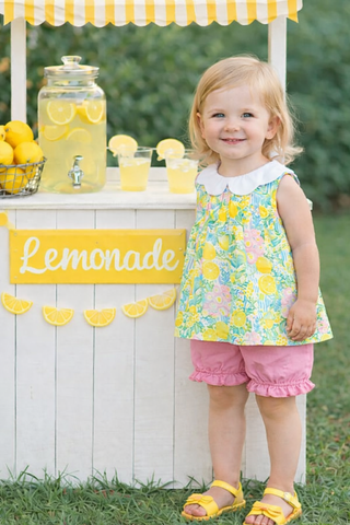 Marco and Lizzy -  Positano Collection Baby Girl's Bloomer Set
