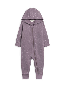 Image of Colored Organics - Greer Fleece Hooded Zipper Romper