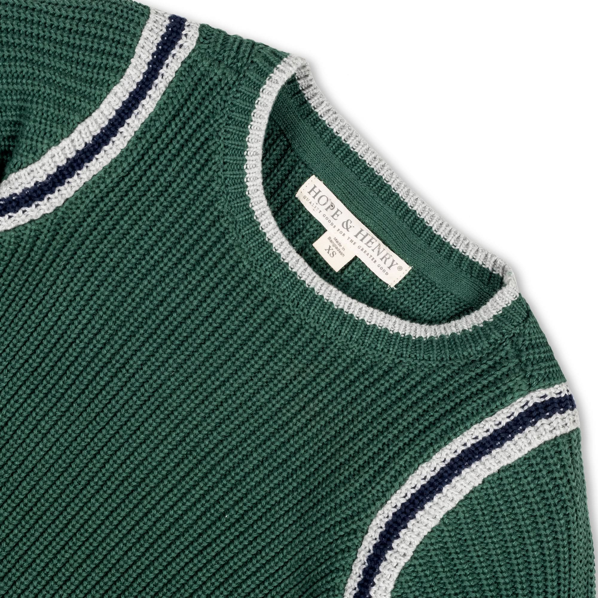 Image of Organic Sporty Crew Neck Sweater