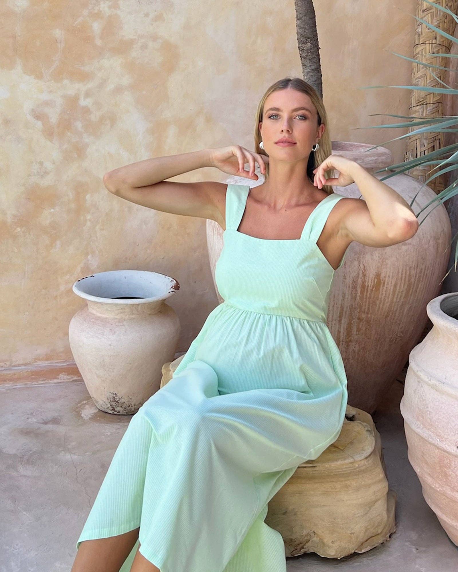 Nina Midi Maternity Dress