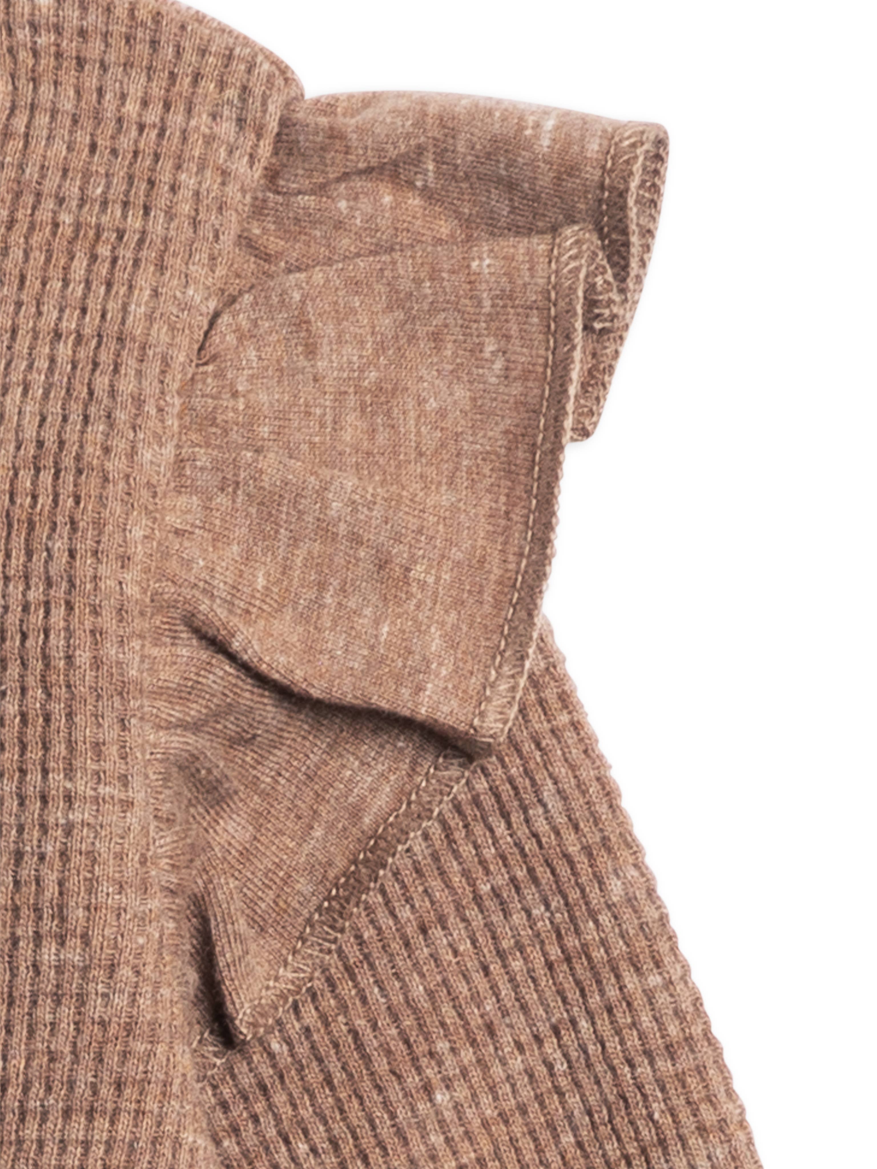 Image of Colored Organics - Organic Baby Mila Flutter Sleeve Waffle Romper