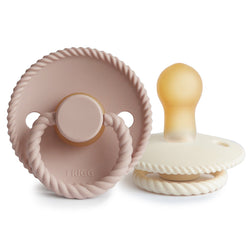Image of FRIGG Rope Natural Rubber Pacifier 2-Pack