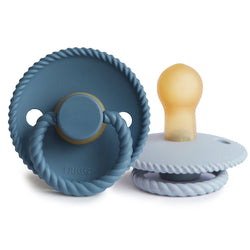 Image of FRIGG Rope Natural Rubber Pacifier 2-Pack