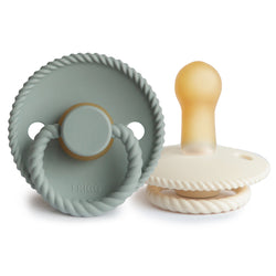 Image of FRIGG Rope Natural Rubber Pacifier 2-Pack