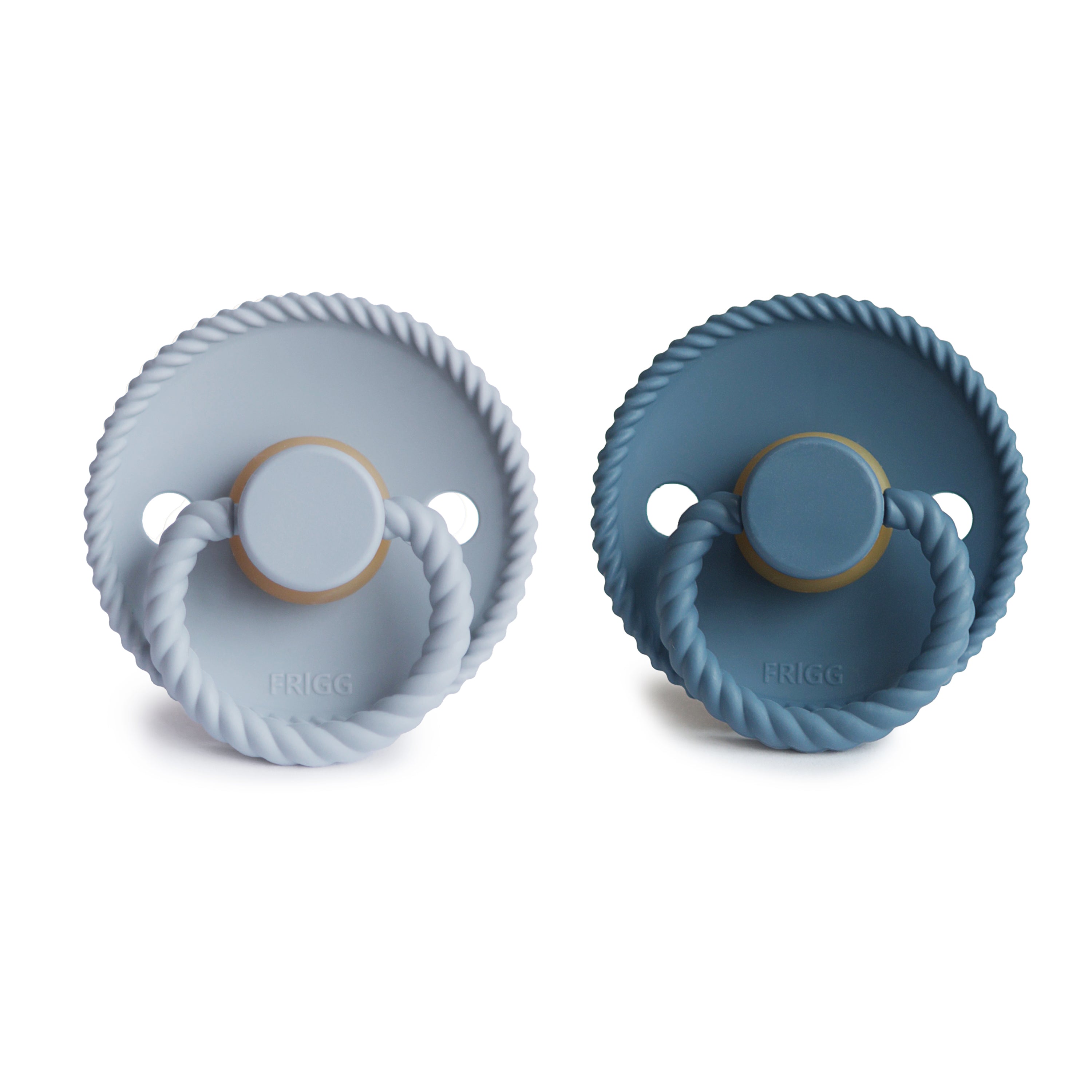 Image of FRIGG Rope Natural Rubber Pacifier 2-Pack