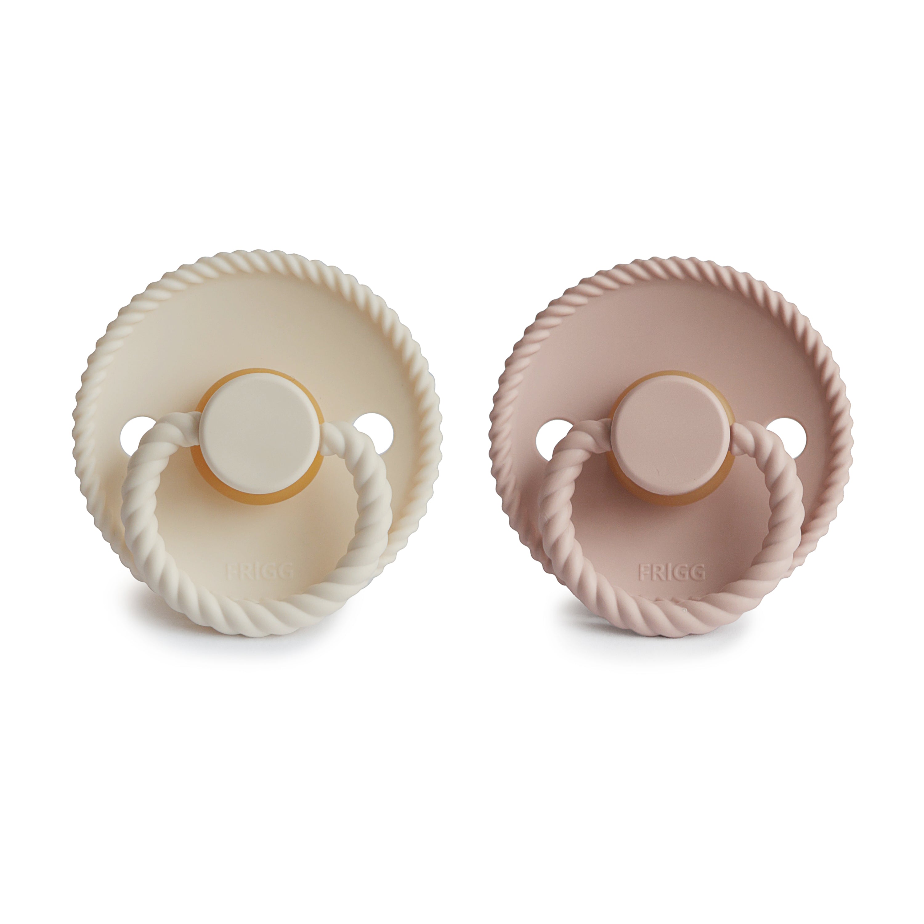 Image of FRIGG Rope Natural Rubber Pacifier 2-Pack