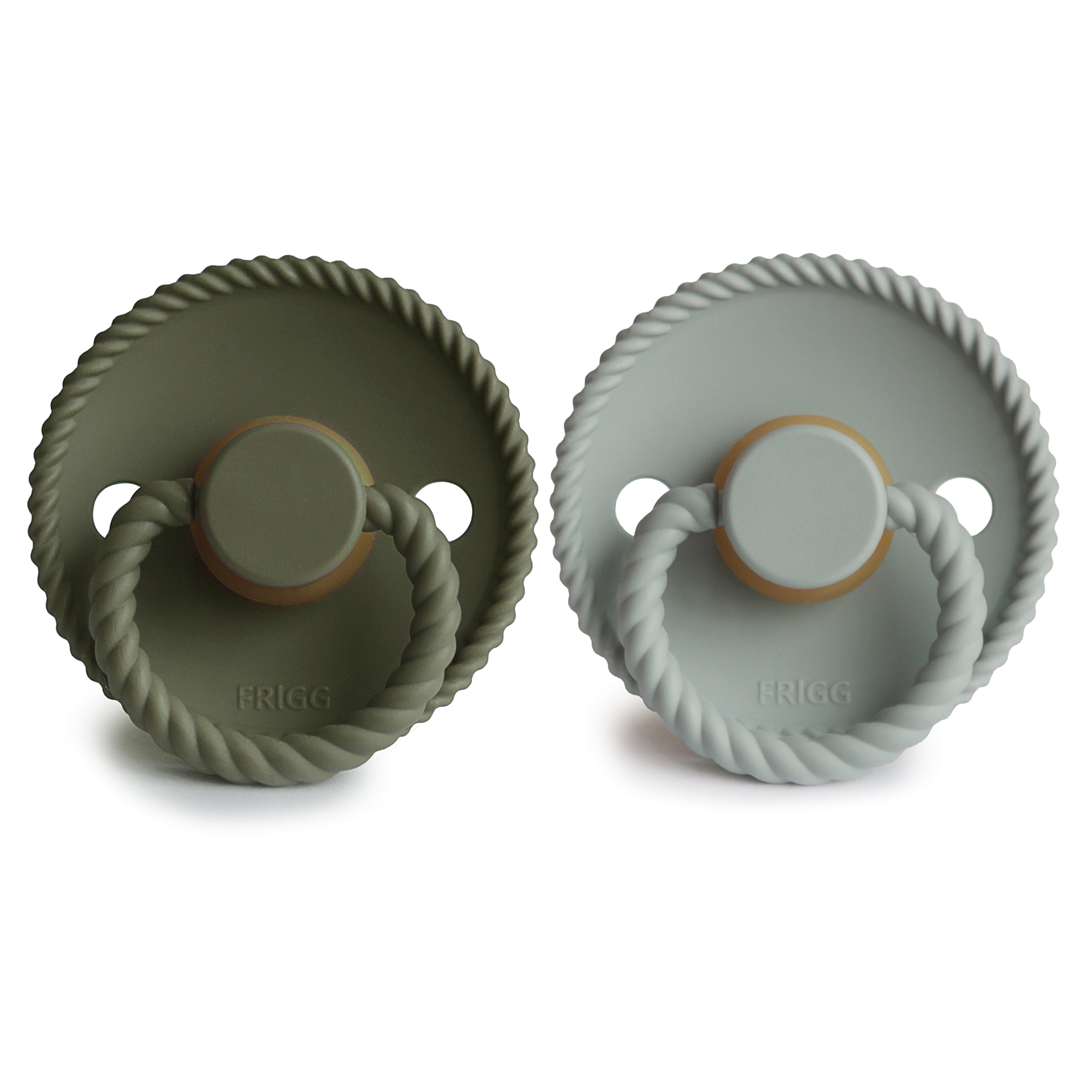 Image of FRIGG Rope Natural Rubber Pacifier 2-Pack