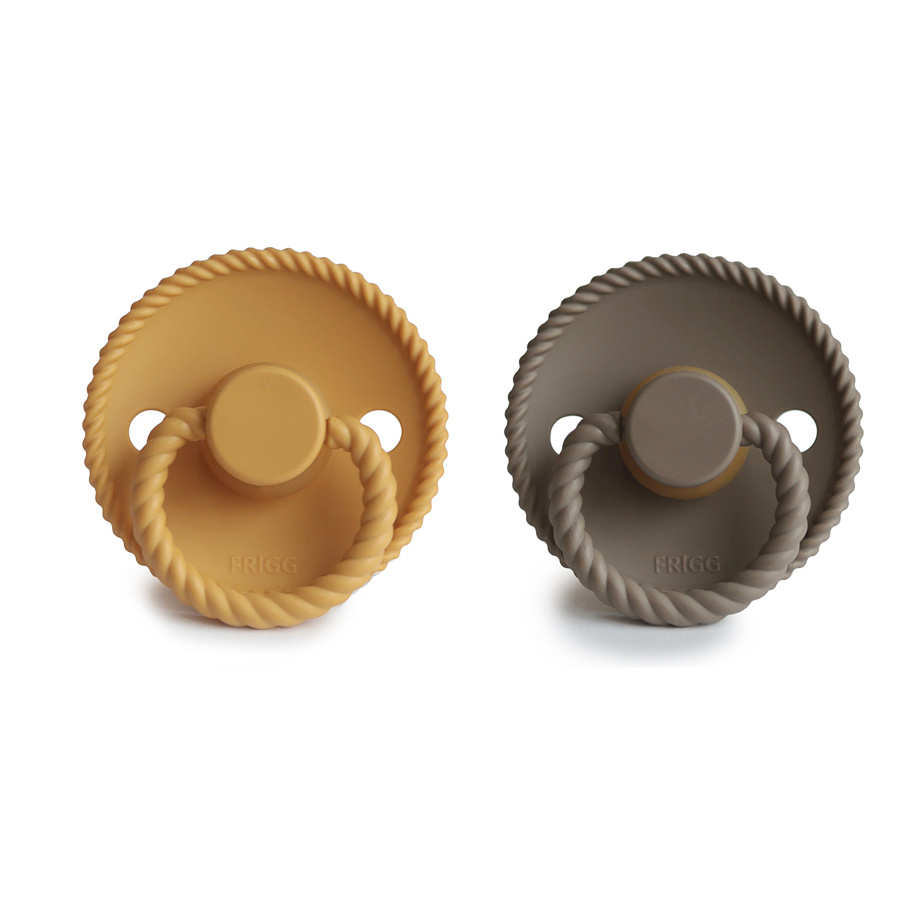 Image of FRIGG Rope Natural Rubber Pacifier 2-Pack