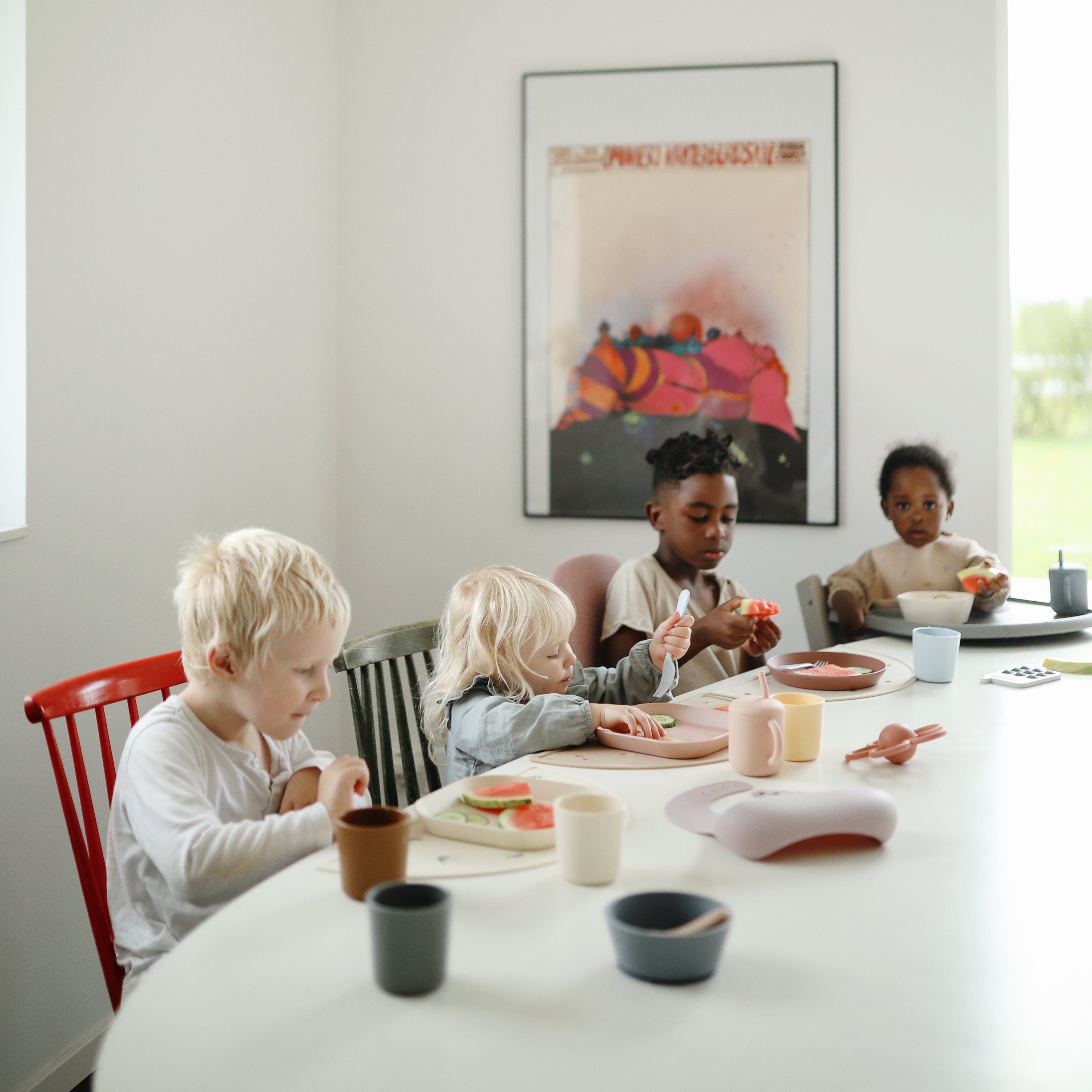 Image of Square Dinnerware Plates, Set of 2