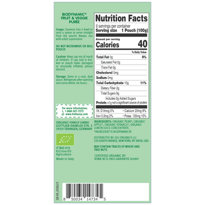 Holle Baby Food Pouches - Organic Fruit & Veggie Puree - Power Parrot