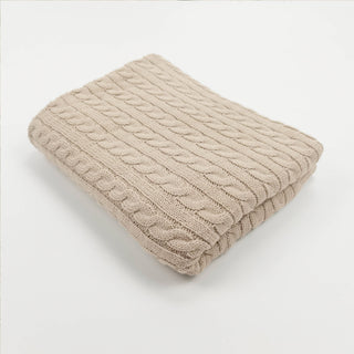 Cable Knit Baby Blanket
