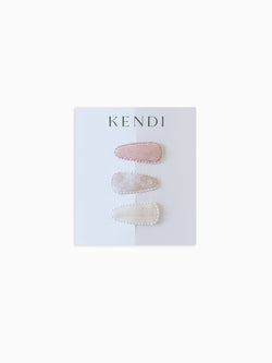 Image of Colored Organics - KENDI Baby Hair Clips 3 Pack