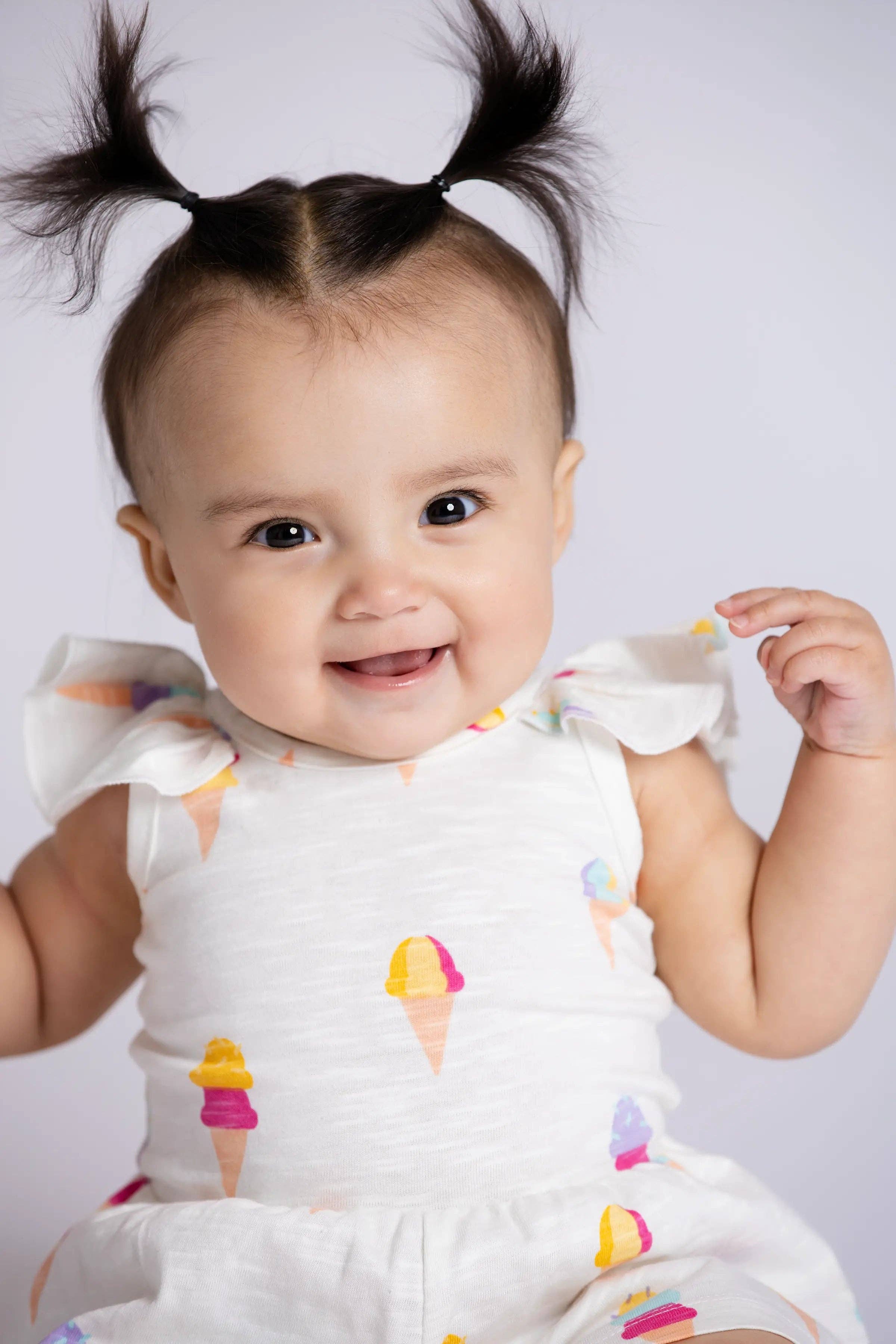 Monica + Andy - Flowy Romper_Ice Cream Social